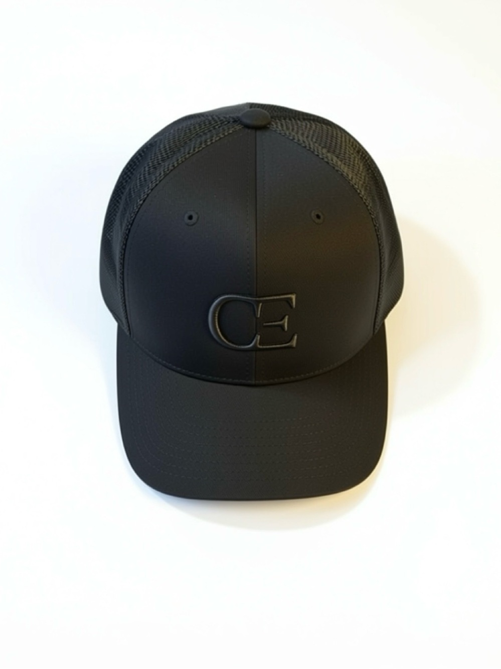 Cozy Earth Brand - Black Mesh-Back Baseball Cap - OS - Unisex